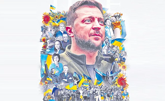 Volodymyr Zelensky Is Time Magazine Person Of The Year 2022 - Sakshi