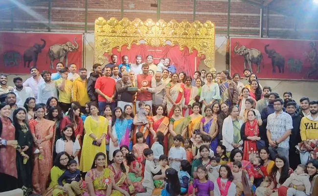 Telugu Community in Berlin Celebrates Sankrati Festival - Sakshi
