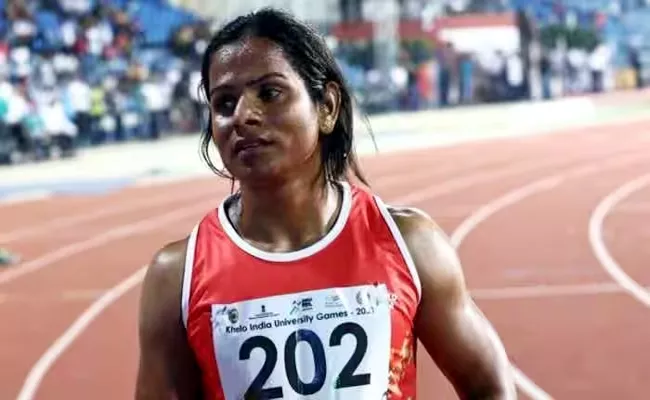 Top Indian Sprinter Dutee-Chand provisionally Suspended Doping Positive - Sakshi