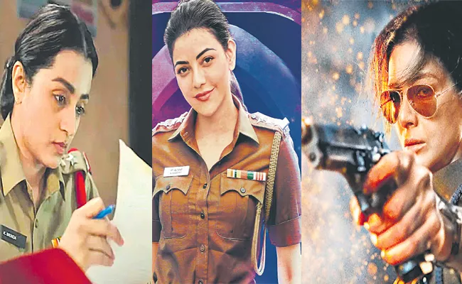 List Of Star Heroines Who Will Play Police Role In Upcoming Movies - Sakshi