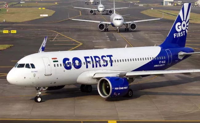 Go First Fined Rs 10 Lakh For Leaving Behind 55 Passengers - Sakshi