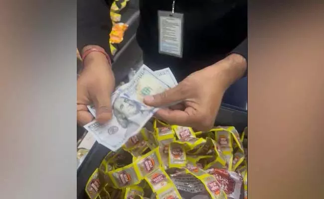 Man Trying To Fly Bangkok With Pan Masala Sachets Inside US Dollars - Sakshi