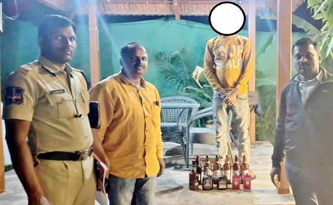 Hyderabad Police Raids Pubs Farmhouses Over Illegal Liquor Sales - Sakshi
