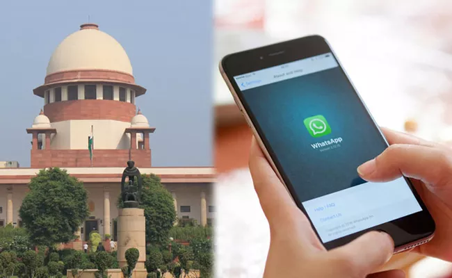 SC orders Whatsapp to make public its undertaking on 2021 privacy policy - Sakshi