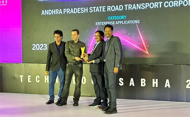 APSRTC Received Digital Technology Sabha Award For 5th Time - Sakshi
