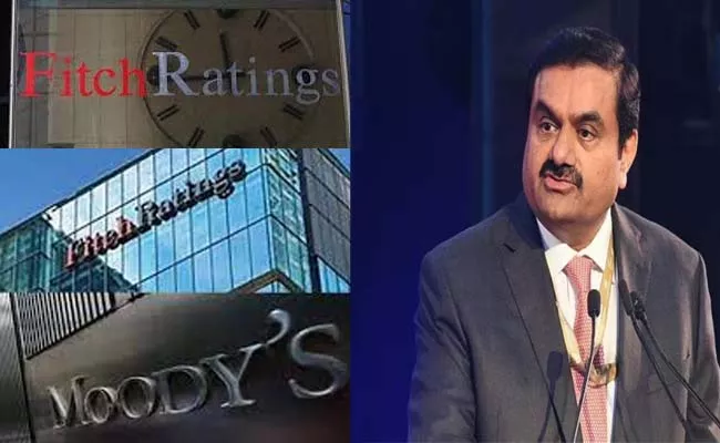 Fitch and Moodys says Adani Group exposures not large to pose risks to banks - Sakshi