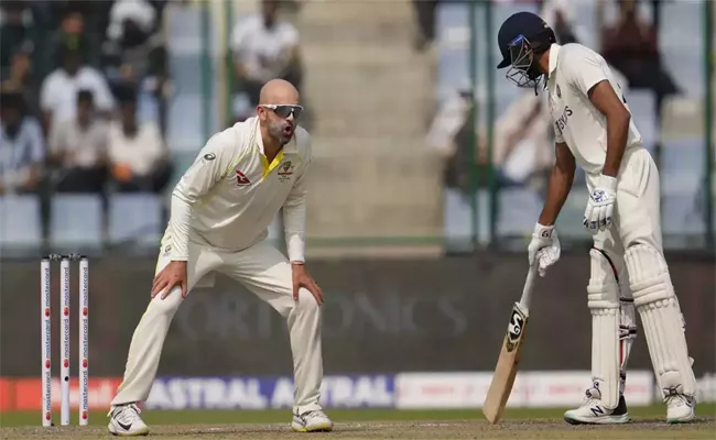 IND VS AUS 4th Test: Nathan Lyon Has Most Wickets By A Visiting Bowler In India - Sakshi