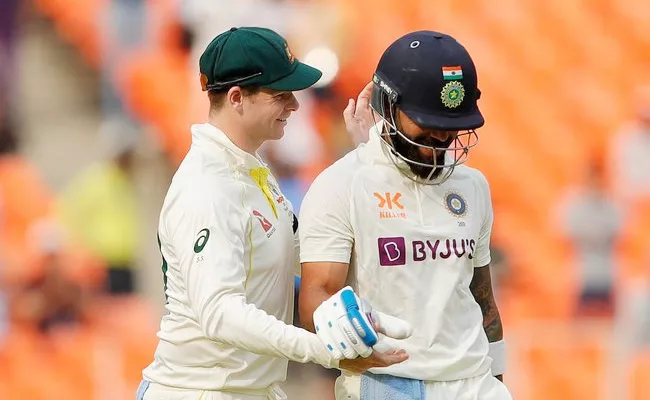 Ind Vs Aus 4th Test: Smith Shows Respect For Kohli Photo Goes Viral - Sakshi