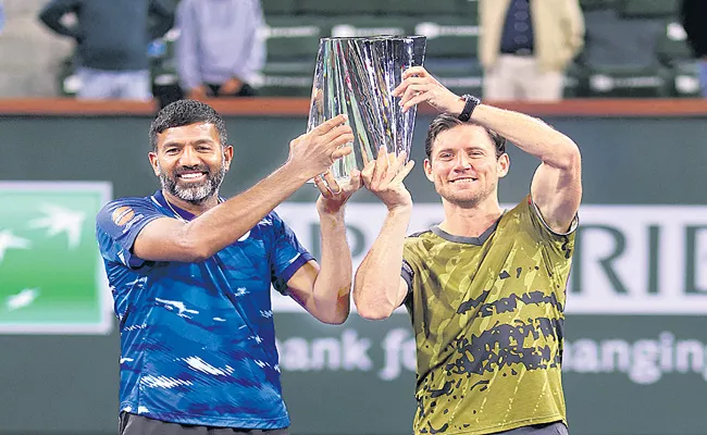 Indian Wells Masters: Rohan Bopanna and Matthew Ebden win Indian Wells doubles title - Sakshi