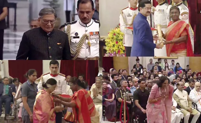 President Droupadi Murmu presents Padma Awards 2023  - Sakshi