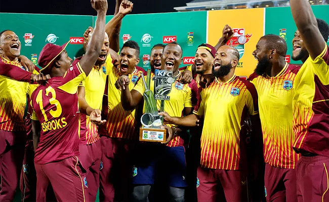 West Indies Won-By 7 Runs Vs SA Clinch T20 Series 2-1-After 8 Years - Sakshi