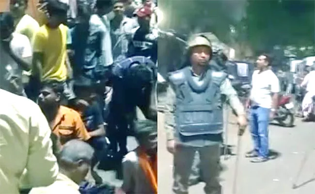 Riot Police Out In Jamshedpur After Clash Over Ram Navami Flag Desecration - Sakshi