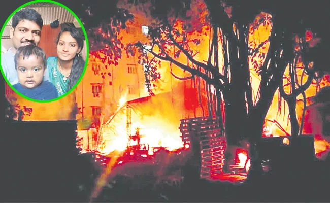 Three died in fire mishap at Kushaiguda - Sakshi