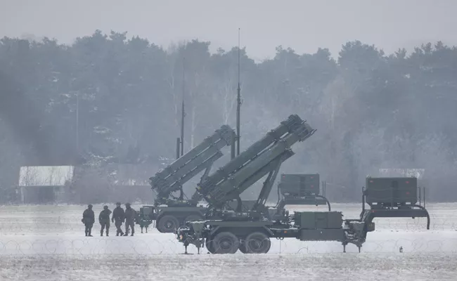 U.S made Patriot guided missile systems arrive in Ukraine - Sakshi