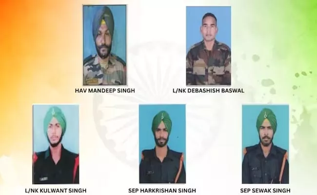 Poonch Terror Attack: Army Releases 5 soldiers Names NIA team Reach - Sakshi