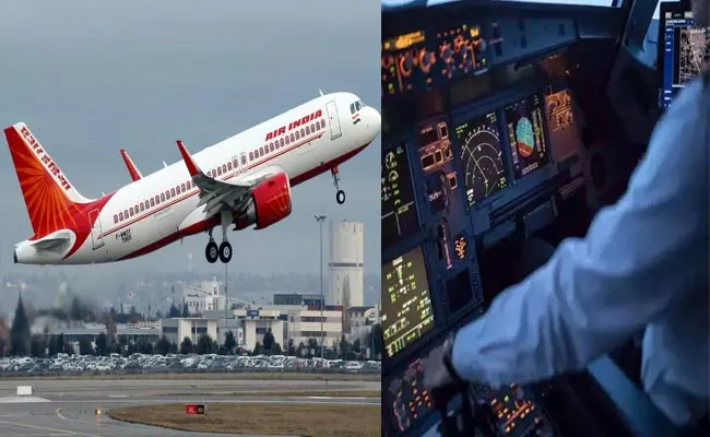 Air India Pilot Allowed Woman Friend Into Cockpit Probe On - Sakshi