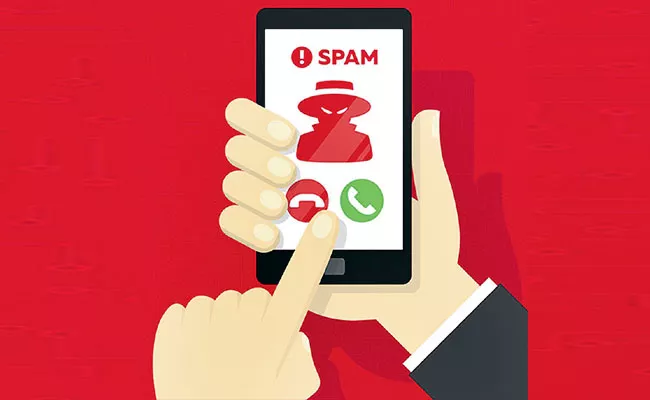 More than three spam calls a day in India - Sakshi