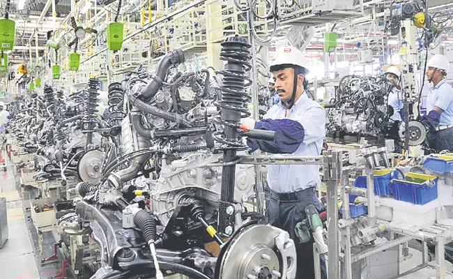 India manufacturing sector hits 3-month high in March - Sakshi