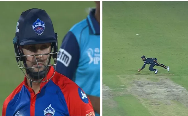 IPL 2023: Rahul Tewatia Super-Catch Stunned Rilee Rossouw Video Viral - Sakshi
