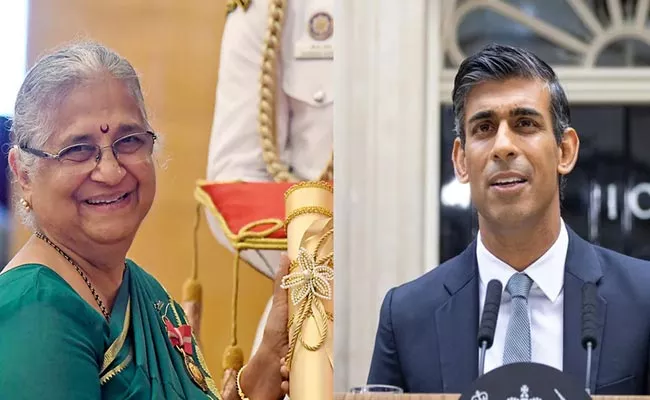 UK PM Rishi Sunak On MotherIn Law Sudha Murty Receiving Padma Bhushan - Sakshi