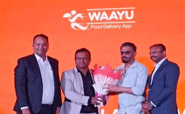 Suniel Shetty launches food delivery app offers food cheaper than Swiggy Zomato - Sakshi