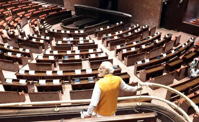 Narendra Modi Opening New Parliament Likely This Month 9 Years Of Govt - Sakshi