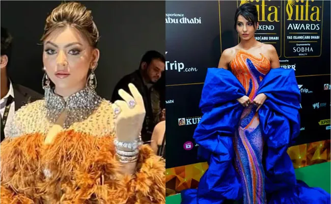 Nora Fatehi Urvashi Rautela Palak Tiwari flop royally on the fashion charts - Sakshi
