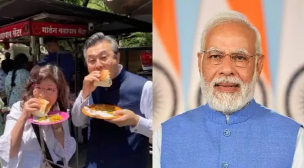 Japan Ambassador Enjoys Street Food PM Tweets - Sakshi