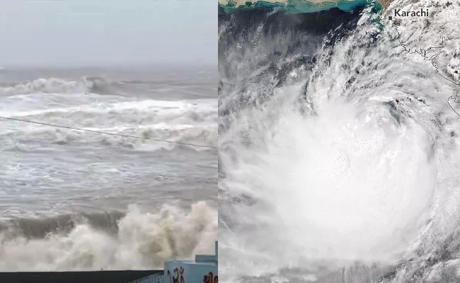 Cyclone Biparjoy Landfall Begins At Gujarat Coast Updates - Sakshi