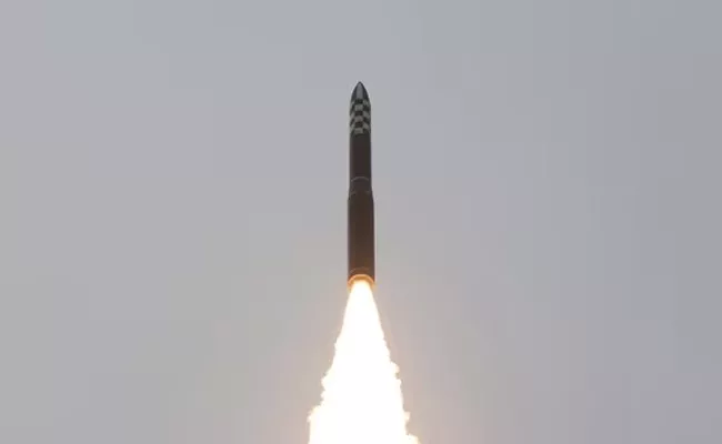 North Korea fires two short-range ballistic missiles - Sakshi
