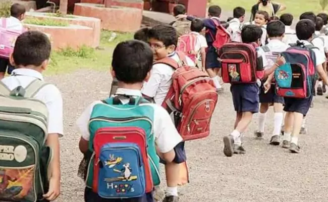 school going children wearing diaper - Sakshi