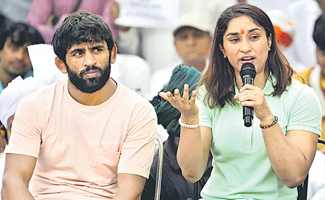 IOA Allows One-Bout Asian Games-Trials-Vinesh Phogat-Other-Wrestlers - Sakshi