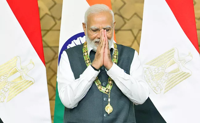 PM Narendra Modi Returns To India - Sakshi