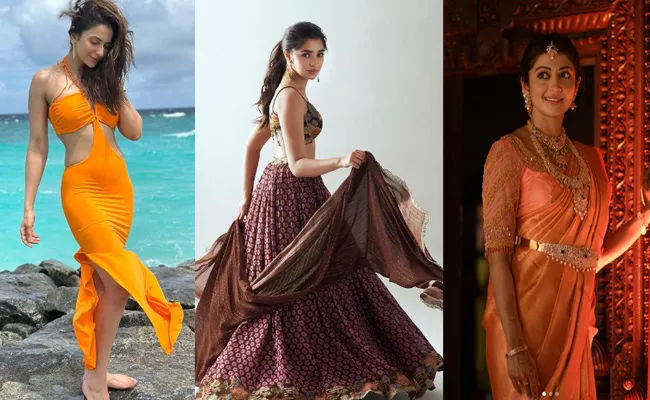Krithi Shetty, Praneetha, Rakul Other Movie Celebrities Latest Social Media Posts - Sakshi