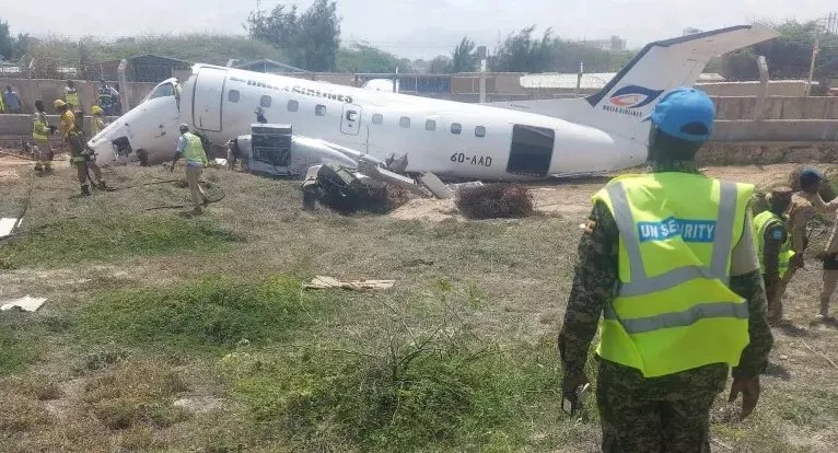 Somalia Airlines Plane Veers Off Runway All Onboard Survive - Sakshi