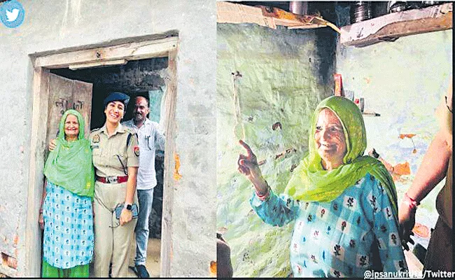 IPS Officer Anukriti Sharma Winning Praise For Helping Old Woman Get Power Connection - Sakshi