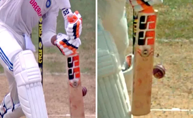 Jadeja Given-Out Review-DRS-Mix-up-With UltraEdge Shown Wrong-Ball - Sakshi