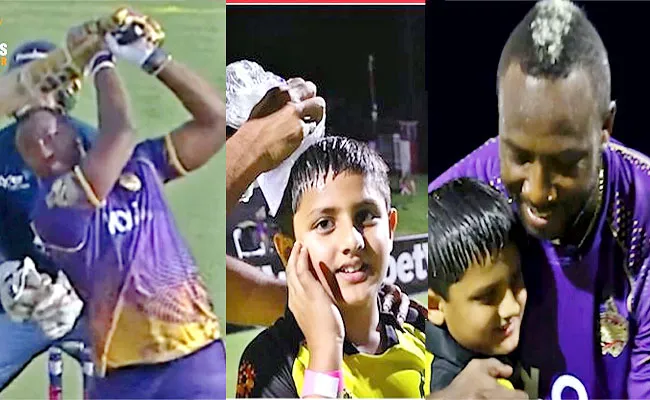 Andre Russell Checks Young-Fan Sustaining Head-Injury-Monstrous-Six - Sakshi
