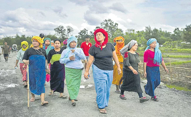 Manipur violence: 60 Meitei people leave Mizoram fearing outrage - Sakshi