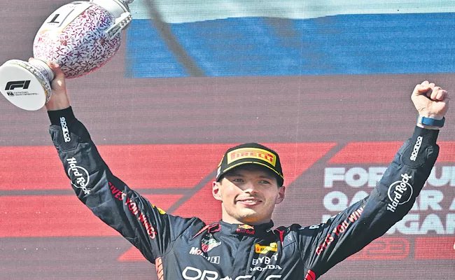 Max Verstappens ninth win of the season - Sakshi