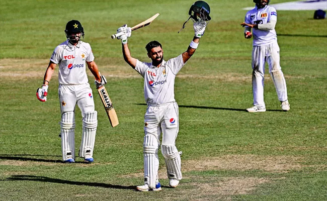 PAK-Abdullah Shafique Maiden Double Century-Test Cricket Vs SL 2nd Test - Sakshi