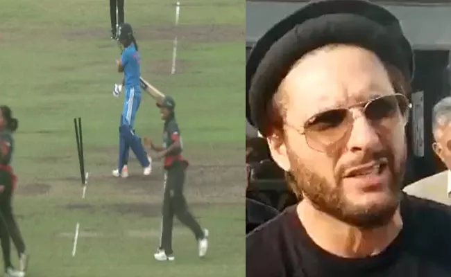 Shahid Afridi On Harmanpreet Kaur Controversy Look-She Reacts Much-Over - Sakshi