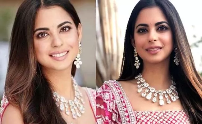 Isha Ambani Owns An Uncut Diamond Necklace Worth Rs165 Crores - Sakshi