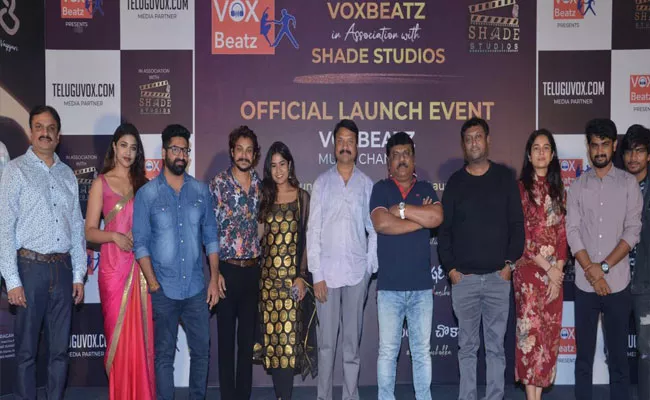 Vox Beatz music channel launched in collaboration with Shades Studios - Sakshi