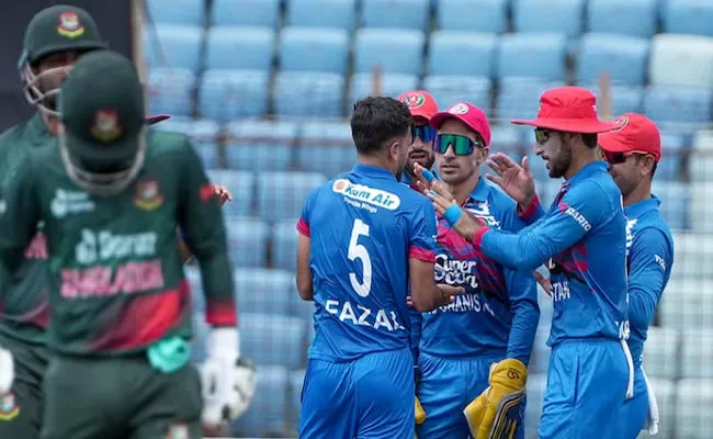 Afghanistan Beat Bangladesh By 17 Runs (DLS) In 1st ODI - Sakshi