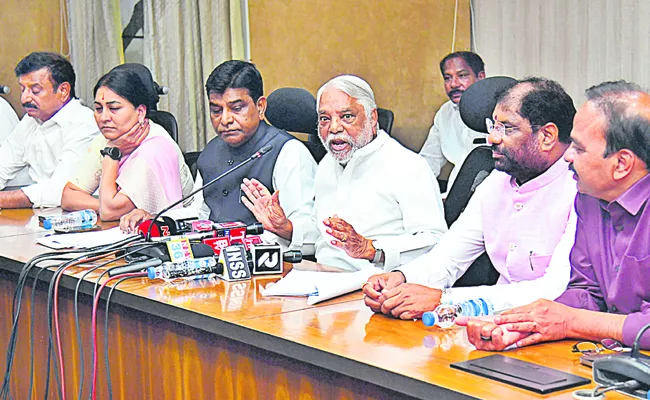 BRS MPS Fire on Central Govt Over Lie on Kaleshwaram Funds - Sakshi