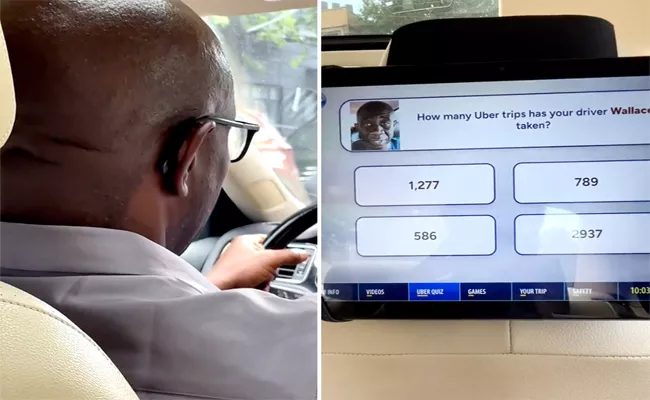 Uber Driver new idea viral video - Sakshi