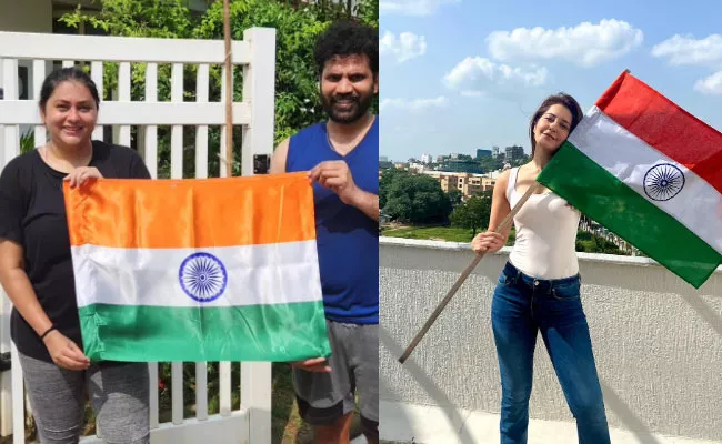 Movie Actress Independence Day Celebrations Photos Viral - Sakshi