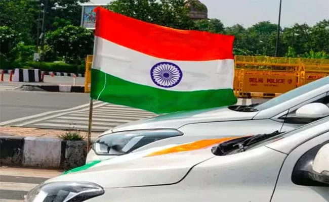 These Special People Have the Right to Put Tricolor Flag on their Car - Sakshi