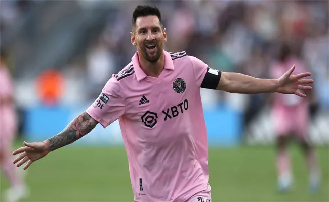 Lionel Messi Scores Long Range Stunner As Inter Miami Reach Leagues Cup Final - Sakshi